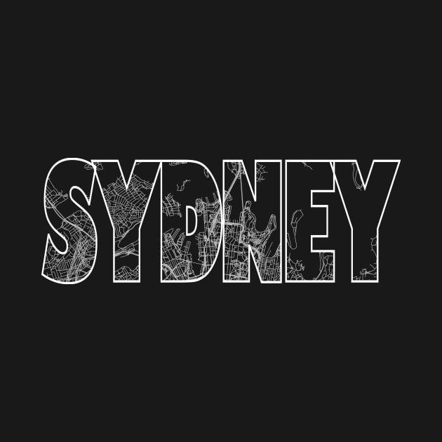 Sydney Street Map by thestreetslocal