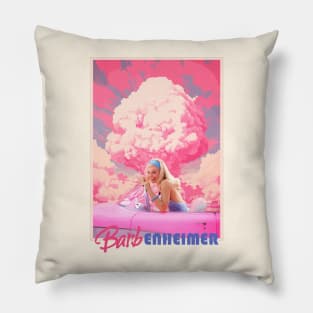 Barbie x Oppenheimer mashup | Barbenheimer Pillow