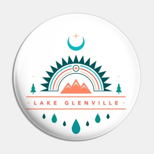 Lake Glenville NC boho design Pin