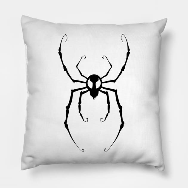 Spider Skull Pillow by OkMemes