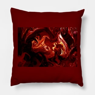 fire in the forest Pillow
