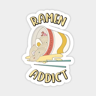 Ramen Addict | Funny Ramen Lover Magnet