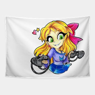 Gamer Girl Tapestry