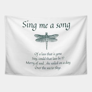 Sing Me A Song - for light background Tapestry