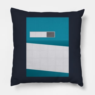 Funky Little Teal Windows Pillow