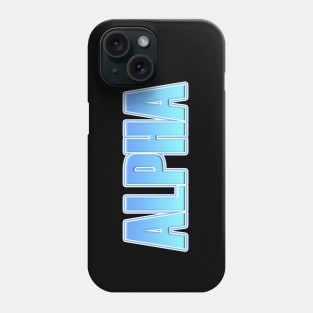 ALPHA Phone Case