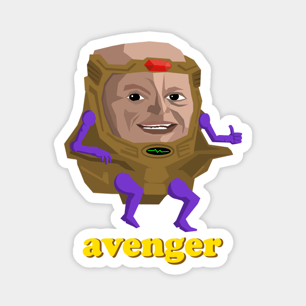 MODOK is an Avenger now! Magnet by Radical Rad