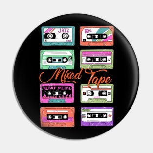 Mixed Tape, Jazz 80s music Pin