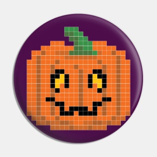 8-Bit Pumpkin Pin