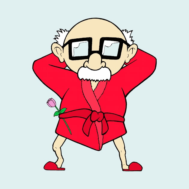 Romantic Grandpa in Red by WatershipBound