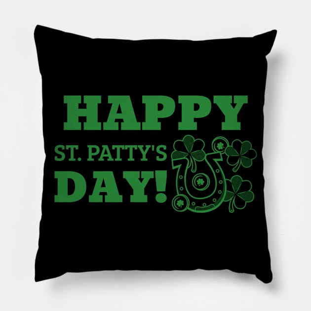 Happy st patricks day Pillow by Istanbul