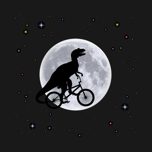 Dinosaur Moon by welikestuff