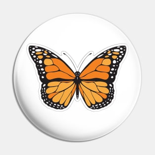 Butterfly Yellow Pin