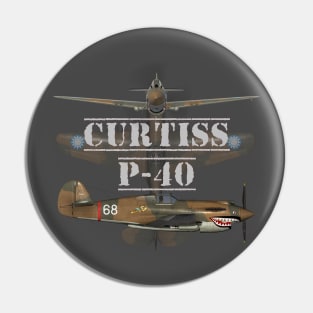 Curtiss P-40c Pin