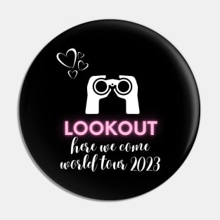 scentsy lookout, here we come, world tour 2023 Pin