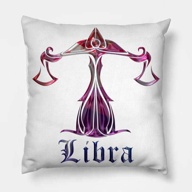 zodiac libra Pillow by INDONESIA68