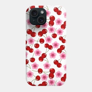 Cherries Pattern Phone Case