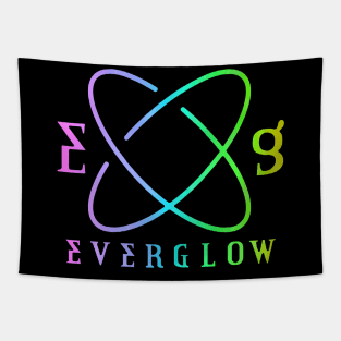 Everglow Logo New Rainbow Tapestry