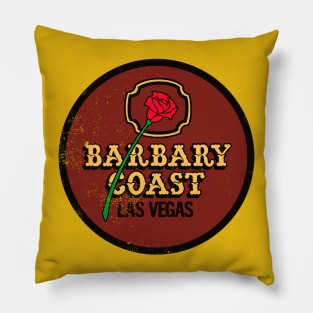 Retro Vintage Barbary Coast Casino Las Vegas Pillow