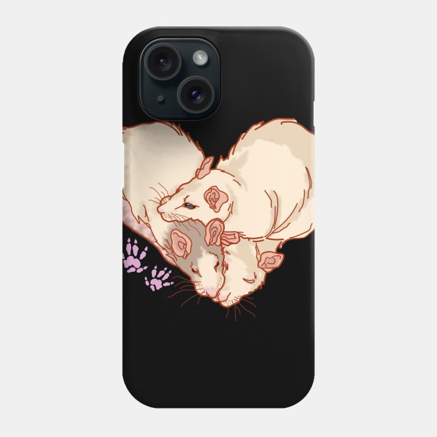 Rat Parent Phone Case by MaeMew