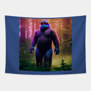 Dope Sasquatch in Nature Tapestry