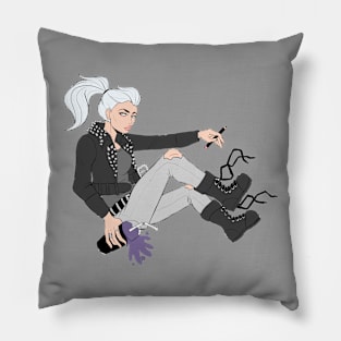 Metal Girl Pillow