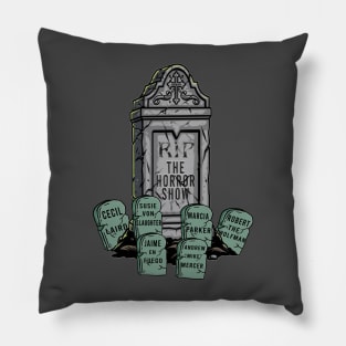 Horror Show Graveyard Pillow