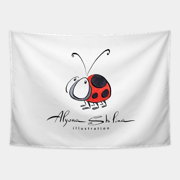 Ladybug Tapestry by Alyona Shilina