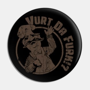 Retro Vintage Aesthetic - Vert Der Ferk Retrocolor Pin