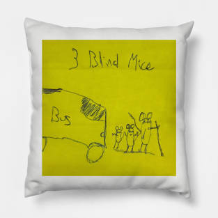 3 Blind Mice Pillow