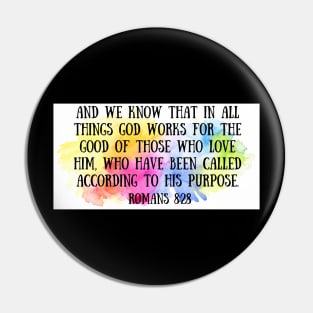 Bible verse Romans 8 28 Pin