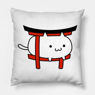 Mochi cat Torii gate Pillow