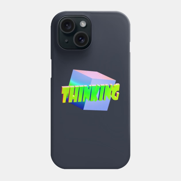 Thinking Outside the Box Colorful 4 Phone Case by Klssaginaw