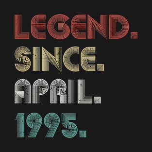 28 Years Old Vintage Legend Since April 1995 28th T-Shirt