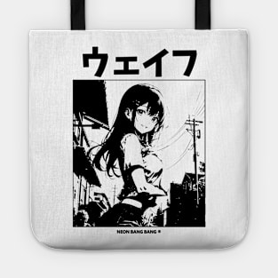 Anime Manga Girl Aesthetic Soft Grunge Waifu Japanese Otaku Tote