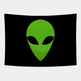 Green Alien Tapestry