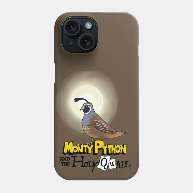 The Holy Quail Phone Case by DMBarnham