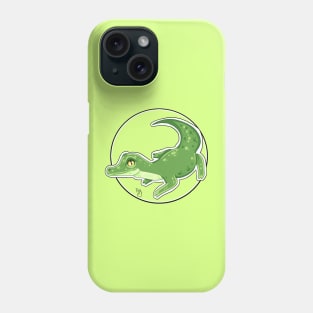 Green Crocodile Phone Case