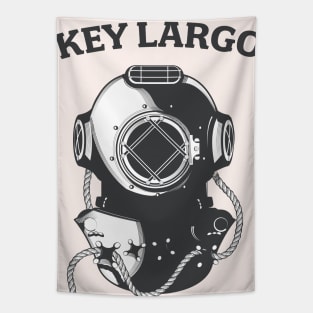 Key Largo Florida Diving poster Tapestry