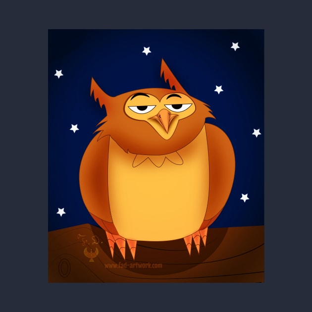 Stuffy Owl by Fad-Artwork