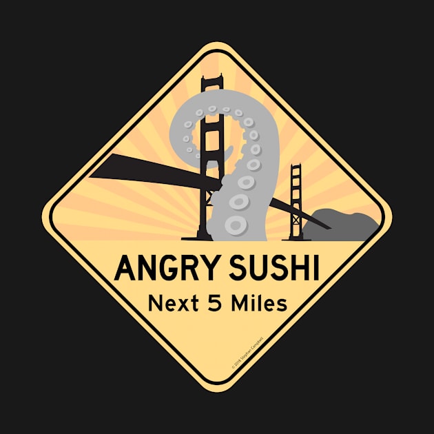 Angry Sushi Ahead by alexiares