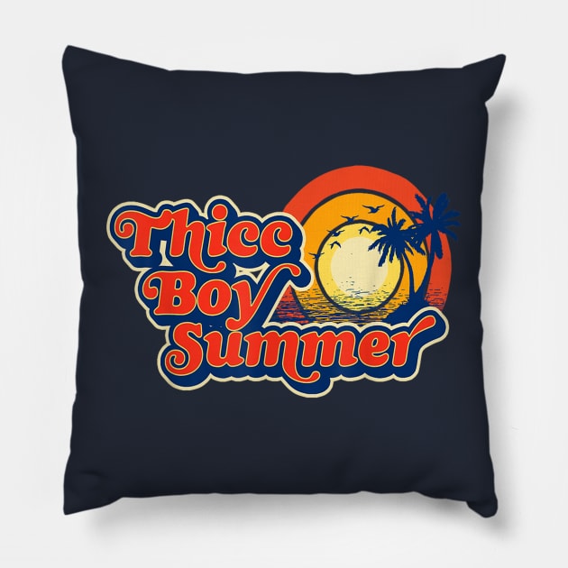 Thicc Boy Summer Pillow by MiaGamer Gear