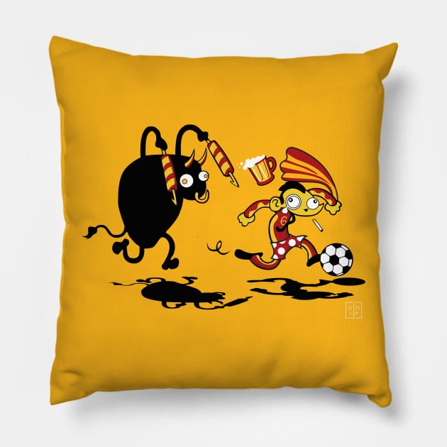 Spanish Stereotypes Pillow by BITICOL