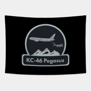 KC-46 Airplane Refueling F-15 Tapestry