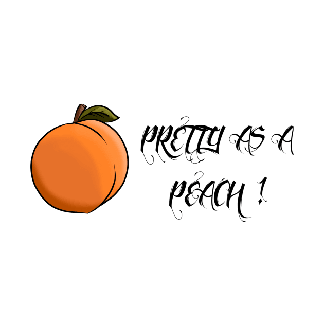 Pretty as a peach by Art by Eric William.s