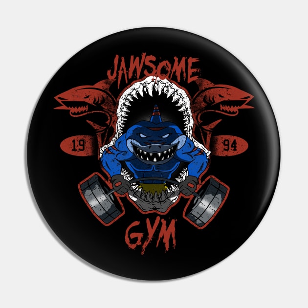 Jawsome Gym Pin by Insomnia