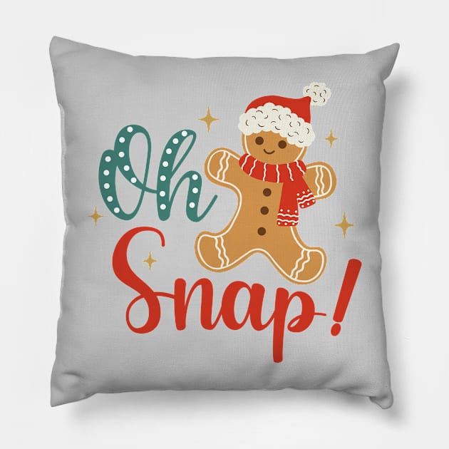 Oh! Snap! Pillow by Happii Pink