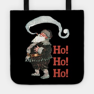 Vintage Chubby Santa Tote