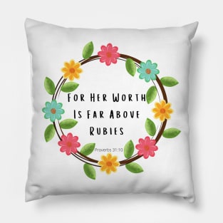 Bible Verse Verse Of The Day Pillow