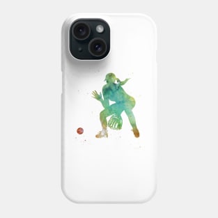 Girl softball Phone Case